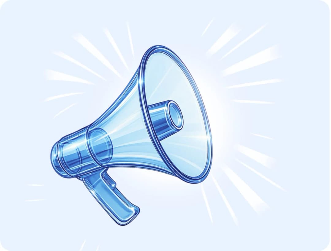 Megaphone announcing affiliate program opportunities